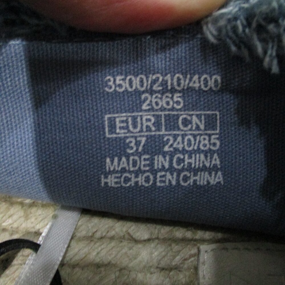 Zara Denim Espadrille Flats - Picture 5 of 9
